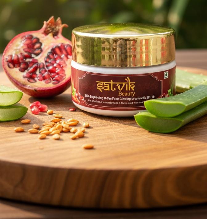 Satvik Beauty D-Tan Skin Brightning Face Glowing Cream